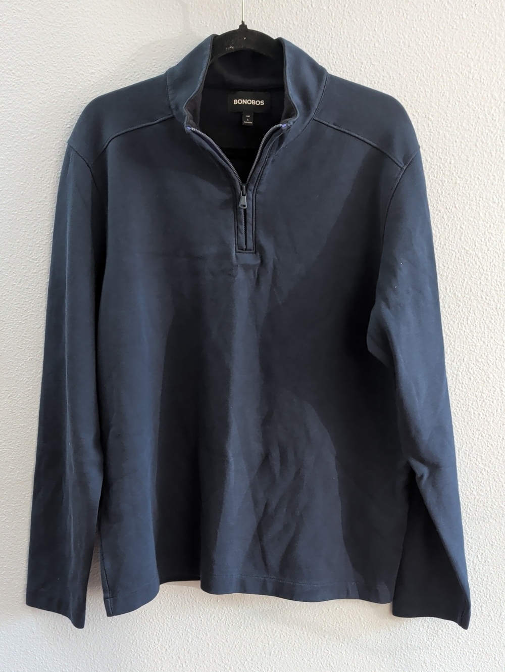 Bonobos Men's Navy Quarter-Zip Sweater